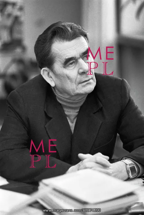 : Russian biologist, academician Dmitry Belyayev, 1982 : Russian biologist, academician Dmitry Belyayev, 1982