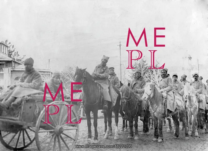 : Russian cavalry division defects to German troops, 1918 : Russian cavalry division defects to German troops, 1918