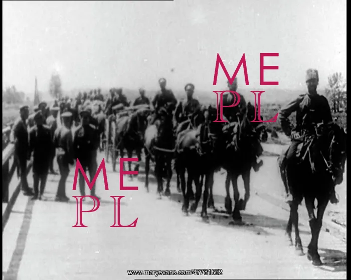 : Russian Cavalry Soldiers Crossing A Bridge : Russian Cavalry Soldiers Crossing A Bridge