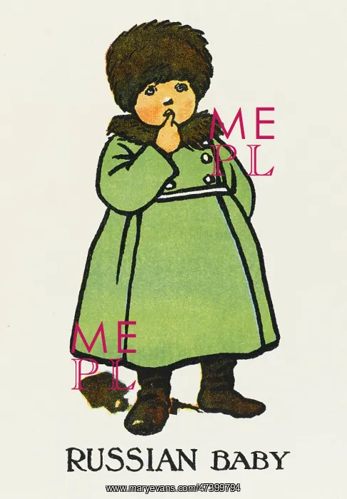 : Russian Child - Early 20th century : Russian Child - Early 20th century
