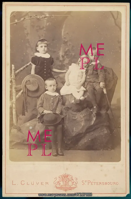 : Russian Children 1880s : Russian Children 1880s