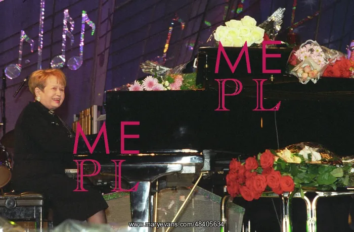 : Russian composer Alexandra Pakhmutova performs : Russian composer Alexandra Pakhmutova performs