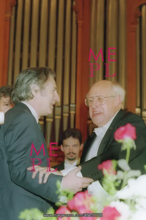 : Russian composers Alfred Schnittke and Mstislav : Russian composers Alfred Schnittke and Mstislav