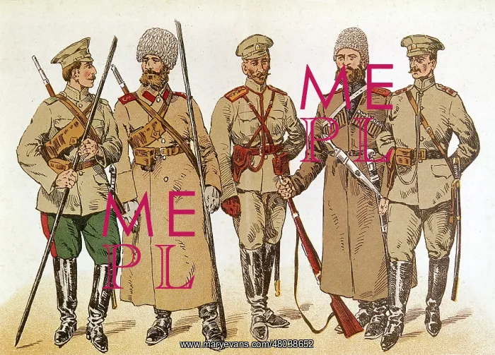 : Russian cossack uniforms, WW1 : Russian cossack uniforms, WW1