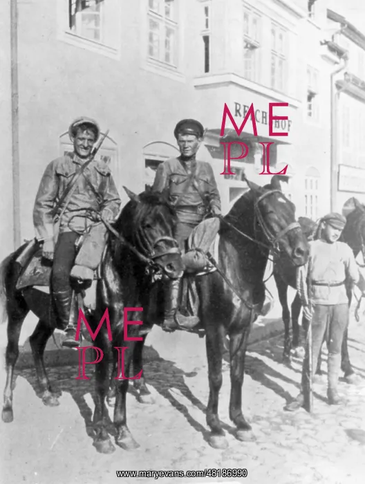 : Russian Cossacks during the Polish-Russian War, 1920 : Russian Cossacks during the Polish-Russian War, 1920