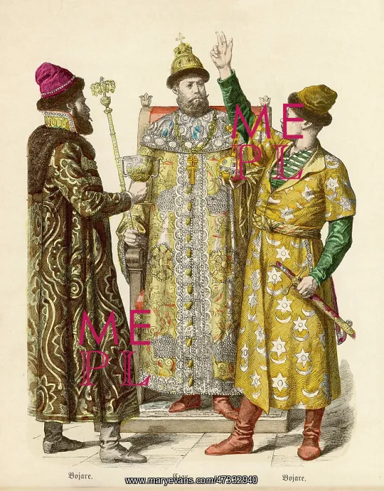 : RUSSIAN CZAR & BOYARS : RUSSIAN CZAR & BOYARS