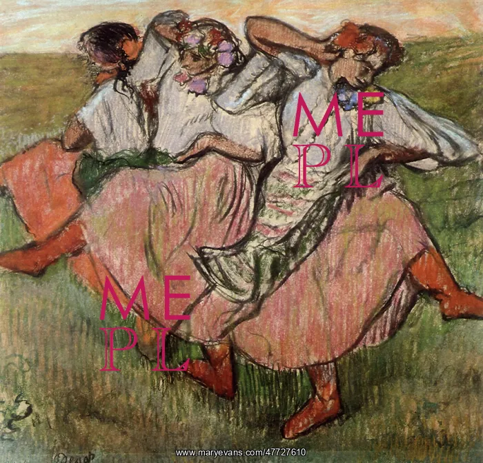  : Russian Dancers, by Degas