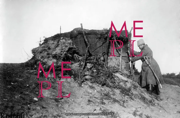 : Russian duck blind during WW I : Russian duck blind during WW I
