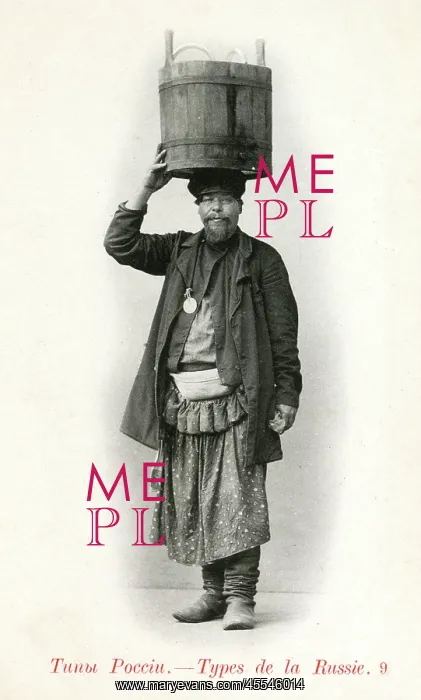  : Russian Dyer with his vat and belt pouches