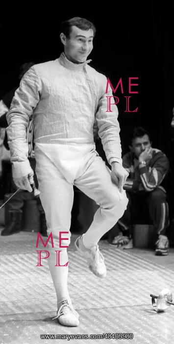 : Russian fencer Grigory Kiriyenko, 1994 : Russian fencer Grigory Kiriyenko, 1994