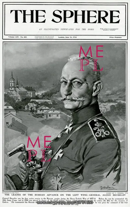 : Russian General Aleksei Brusilov : Russian General Aleksei Brusilov