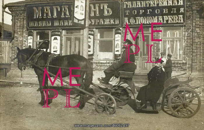 : Russian horse-drawn carriage : Russian horse-drawn carriage