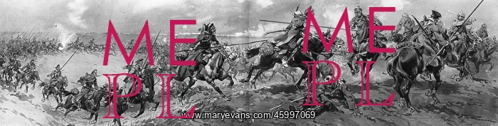 : Russian horsemen charging : Russian horsemen charging