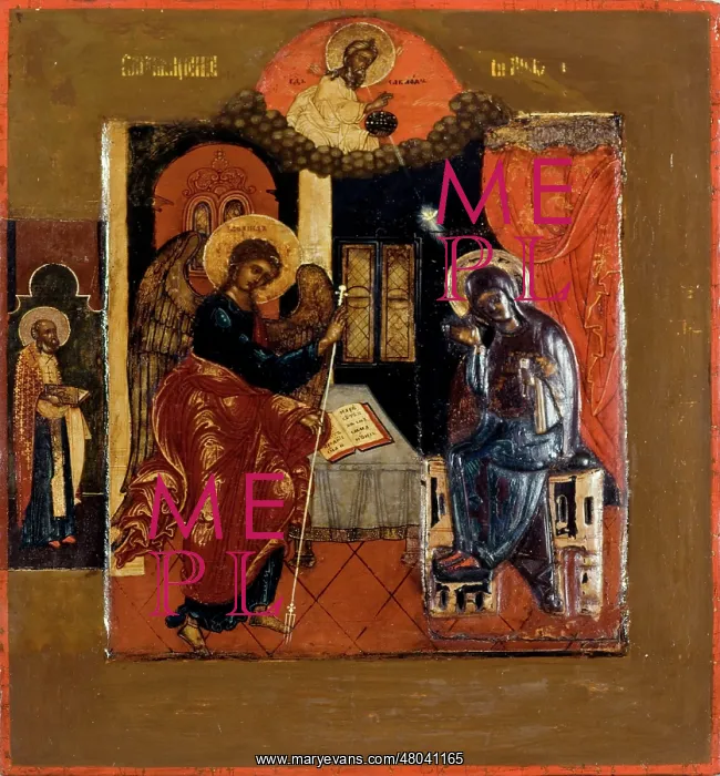  : Russian Icon: Annunciation
