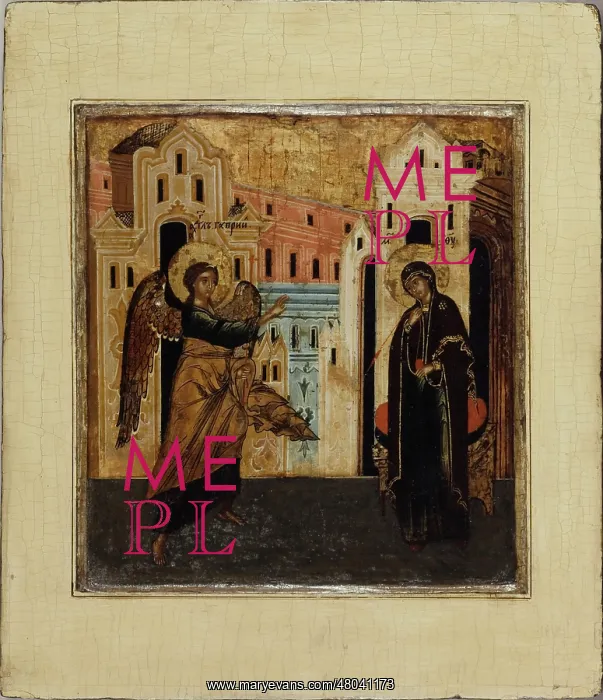 : Russian Icon: Annunciation