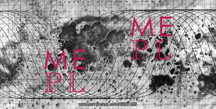 : Russian map of the moon : Russian map of the moon