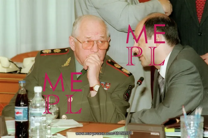 : Russian Minister of Defence Sergeyev and Foreign : Russian Minister of Defence Sergeyev and Foreign