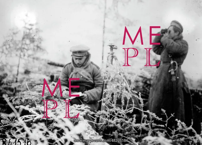 : Russian observation post in the First World War : Russian observation post in the First World War