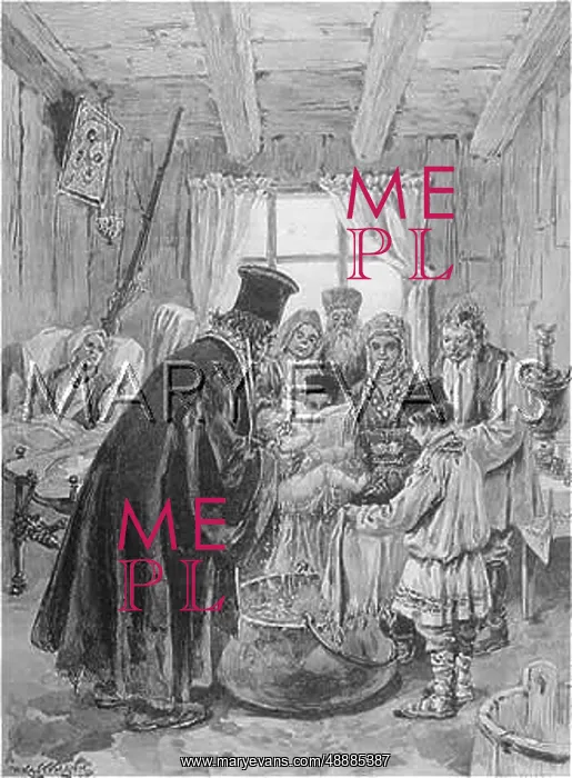: A Russian Orthodox Baptism of a Bessarabian Infant : A Russian Orthodox Baptism of a Bessarabian Infant