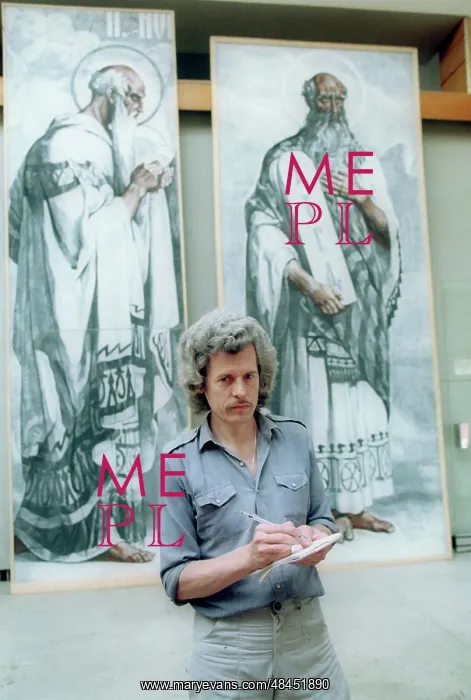  : Russian painter Viktor Psarev, 1998
