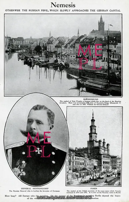 : The Russian peril approaching Germany, WW1 : The Russian peril approaching Germany, WW1