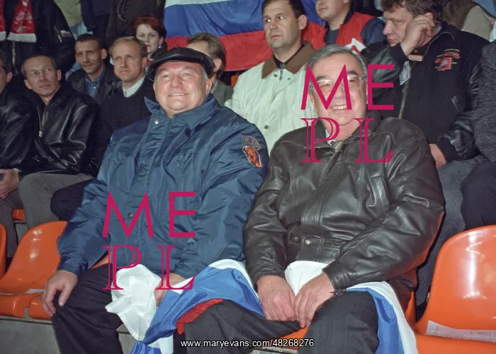 : Former Russian PM Primakov and Mayor of Moscow : Former Russian PM Primakov and Mayor of Moscow
