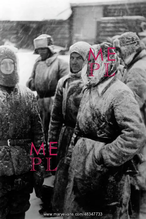 : Russian prisoners in winter, 1942 : Russian prisoners in winter, 1942
