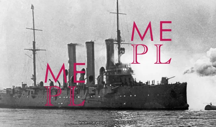 : The Russian protected cruiser Aurora, 1917 : The Russian protected cruiser Aurora, 1917
