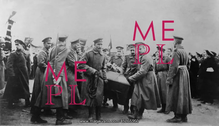 : Russian Revolution. Funeral of 182 persons killed : Russian Revolution. Funeral of 182 persons killed
