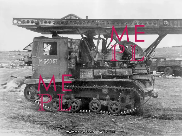 : Russian rocket launcher Katyusha, 1942 : Russian rocket launcher Katyusha, 1942