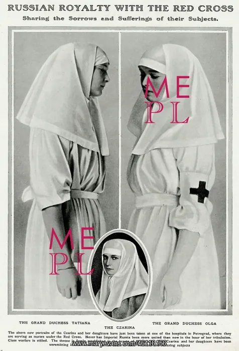 : Russian Royalty with the Red Cross 1915 : Russian Royalty with the Red Cross 1915
