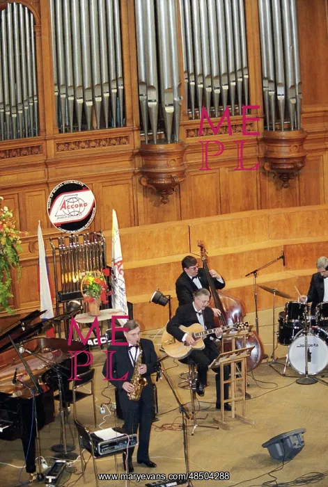 : Russian saxophone player Georgy Garanian performs : Russian saxophone player Georgy Garanian performs