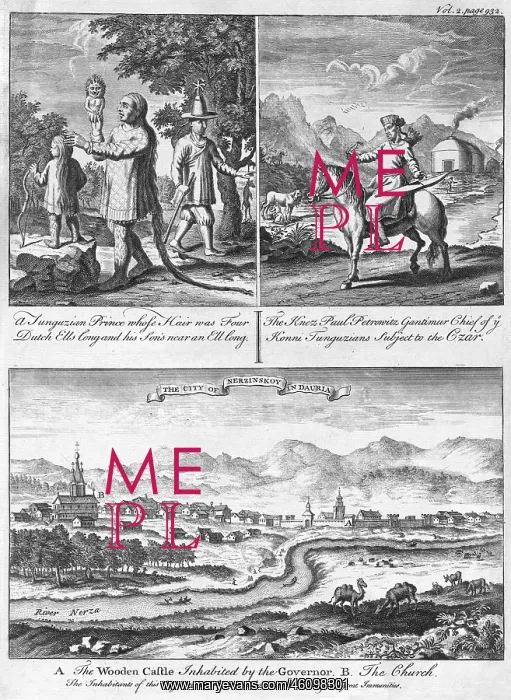 : Three Russian scenes with people and animals : Three Russian scenes with people and animals