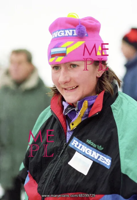: Russian skier Yelena Valbe, 1994 : Russian skier Yelena Valbe, 1994
