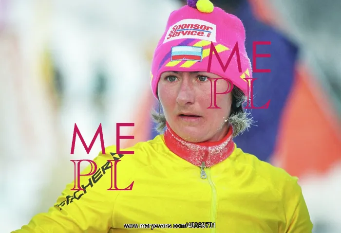 : Russian skier Yelena Valbe, 1995 : Russian skier Yelena Valbe, 1995