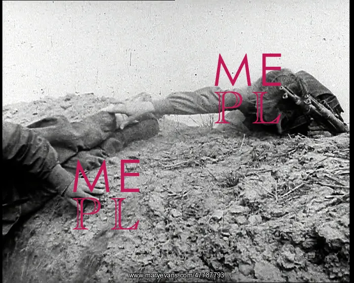 : Russian Soldiers Clambering Over a Mound : Russian Soldiers Clambering Over a Mound