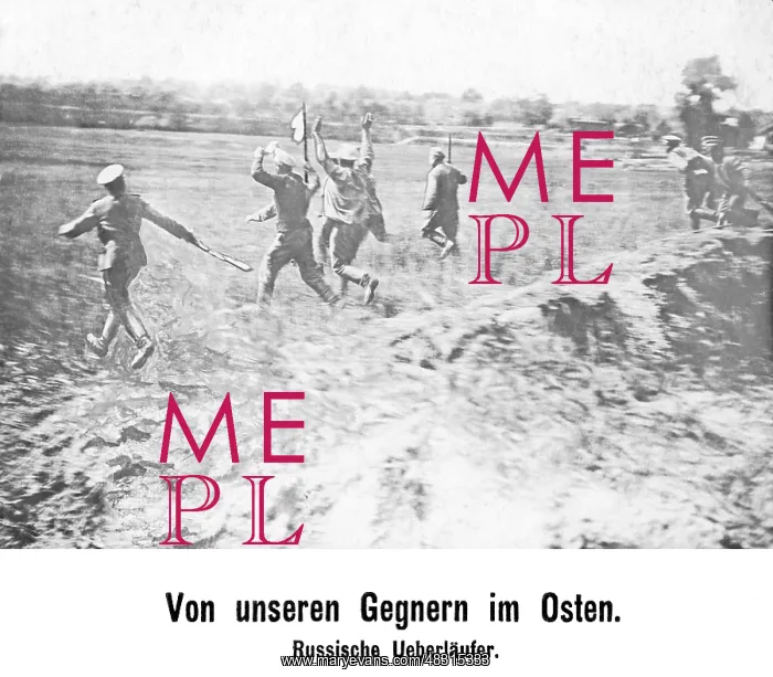 : Russian soldiers surrender, 1917 : Russian soldiers surrender, 1917