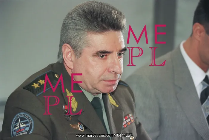 : Russian Space Forces Deputy Commander Vladimir Durnev, 1997 : Russian Space Forces Deputy Commander Vladimir Durnev, 1997