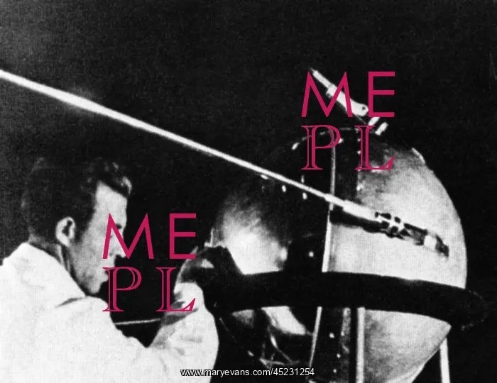  : Russian technician with Sputnik 1. The Russian ?