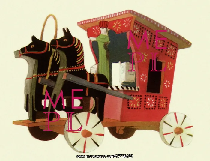 : Russian Toy Carriage : Russian Toy Carriage