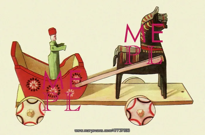 : Russian Toy Wagon : Russian Toy Wagon