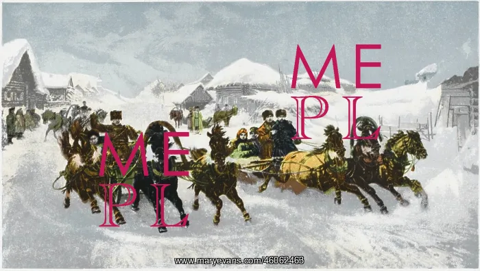 : Russian troika race : Russian troika race