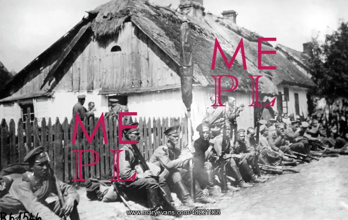  : Russian troops during a break