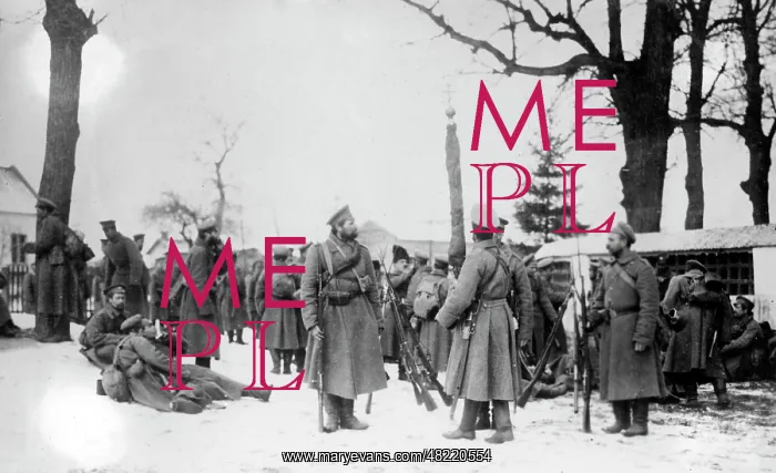 : Russian troops having a halt : Russian troops having a halt