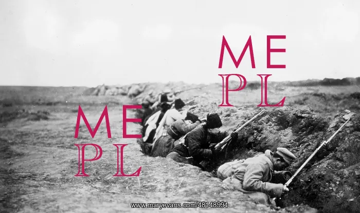 : Russian troops in trenches, 1914 : Russian troops in trenches, 1914
