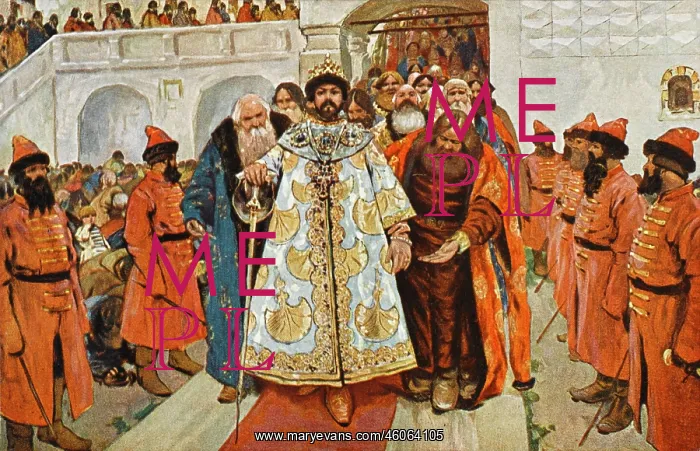 : A Russian Tsar with his Boyars : A Russian Tsar with his Boyars
