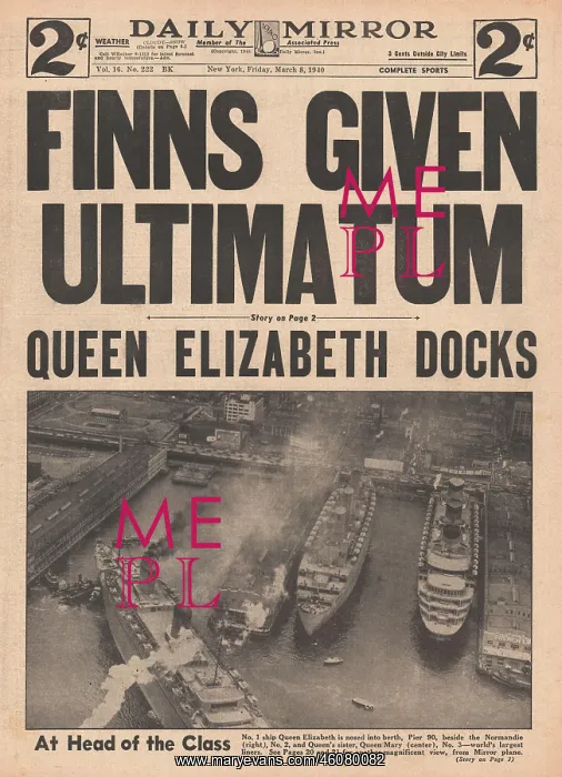 : Russian ultimatum to Finland : Russian ultimatum to Finland