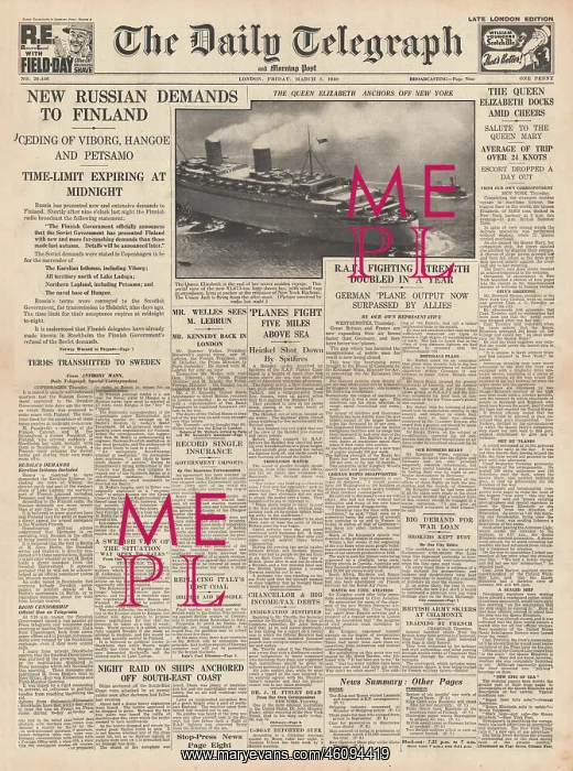 : Russian ultimatum to Finland : Russian ultimatum to Finland