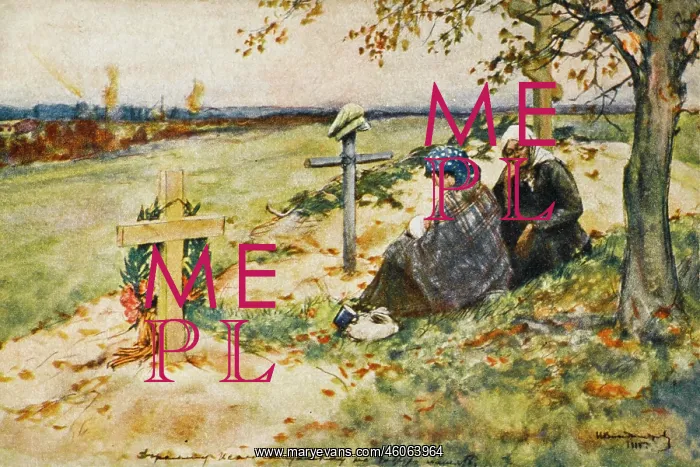 : Russian women at a grave : Russian women at a grave