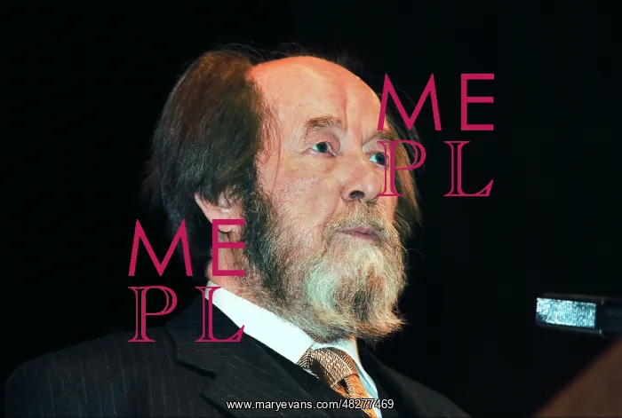 : Russian writer, academician Alexander Solzhenitsyn, 1999 : Russian writer, academician Alexander Solzhenitsyn, 1999